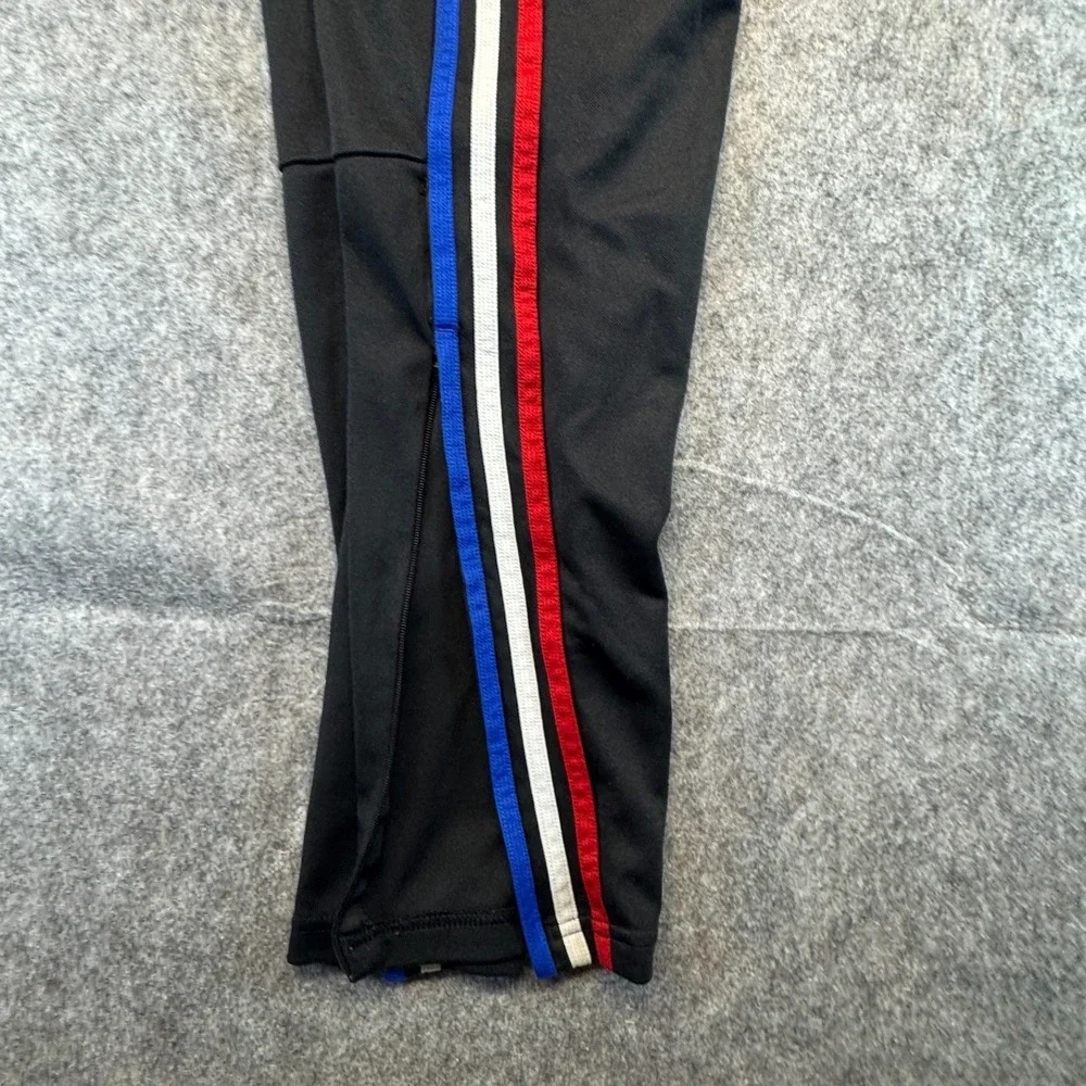 Adidas Tiro 19 Training Pants Men's Small‎ Black With Red Blue White Stripes